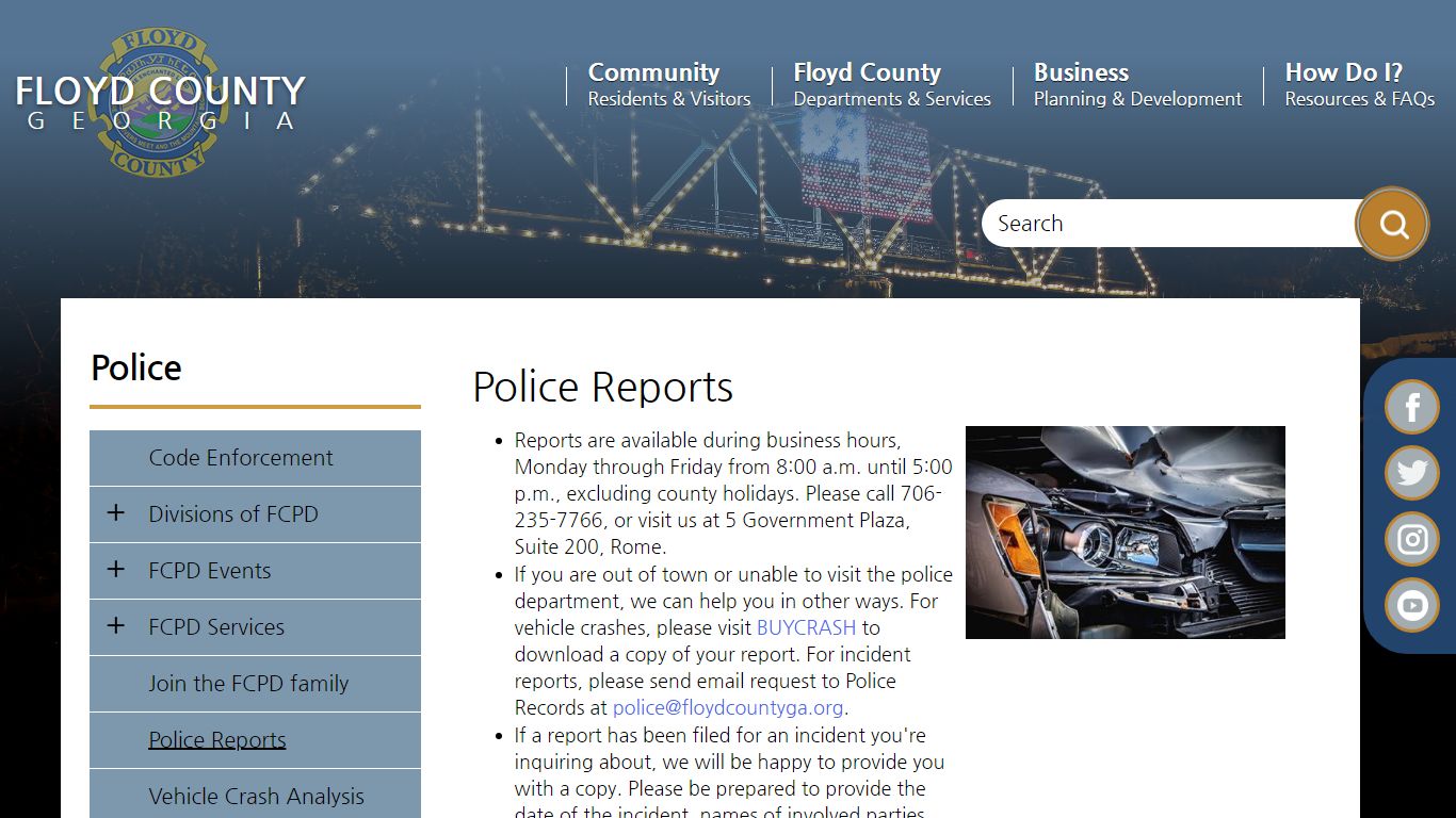 Police Reports | Floyd County Georgia
